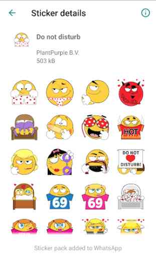 Stickers Emojidom pour adultes (WAStickerApps) 2