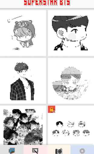 Superstar BTS - Pixel Art 1