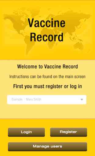Vaccine Record for Travellers 2