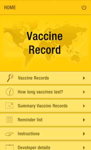 Vaccine Record for Travellers 4