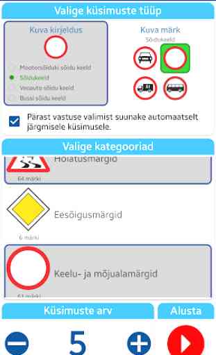 Valdan liiklusmärke 3