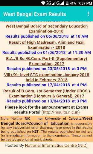 West Bengal Exam Results 2