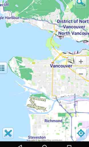 Carte de Vancouver hors-ligne 1