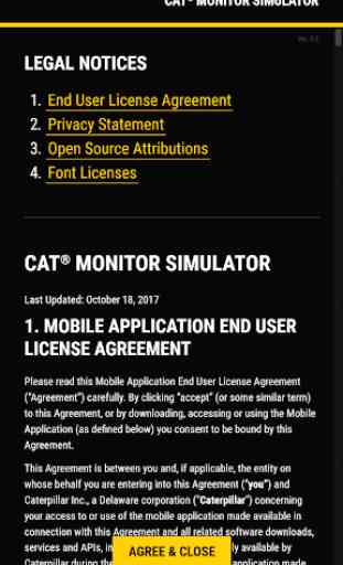 Cat® Monitor Simulator 1