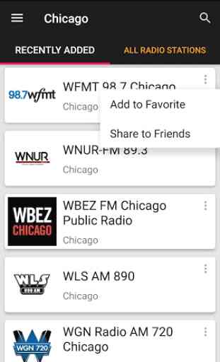 Chicago Radio Stations - Illinois, USA 1