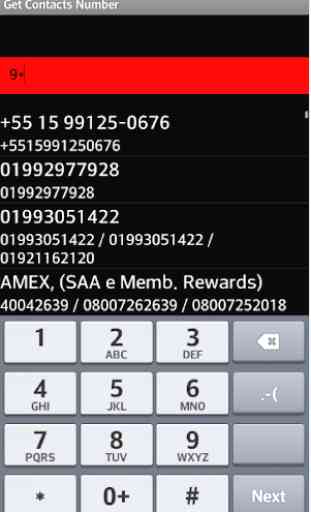 Contact Number Search 3