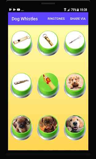 Dog Whistle Sound Buttons with High Frequency 2