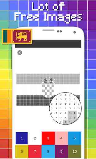Drapeaux Couleur par Nombre - Pixel Art 2