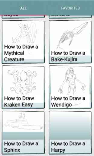Drawing lessons mythical creatures 1
