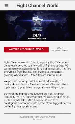 Fight Channel World HD 1