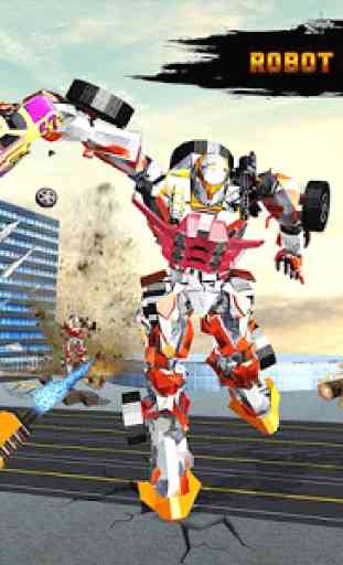 Futuristic Robot Tiger - Robot Transformation Game 2