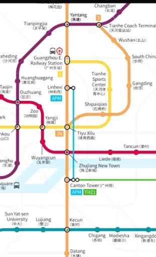 Guangzhou Metro Map 3