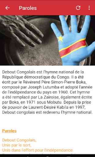 Hymne national - République Démocratique du Congo 3