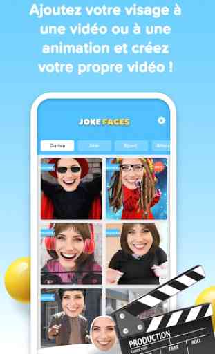 Jokefaces - Créateur de vidéo drôle 1