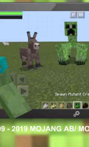 Mutant Creatures Addon for MCPE 2