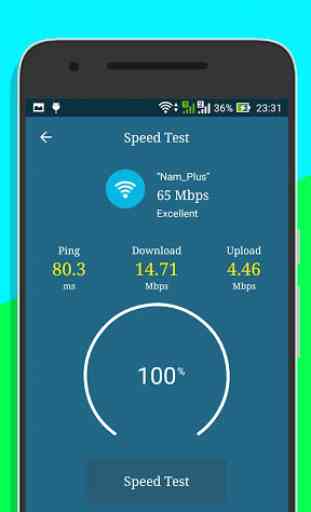One Tap Speed ​​Up - Test WiFi Speed, 5g, 4g, 3g 4