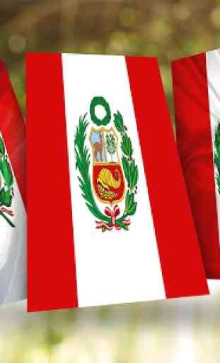 Peru Flag Wallpaper 1