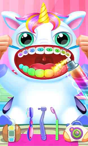 Peu Licorne Animal de compagnie Médecin Dentiste 1