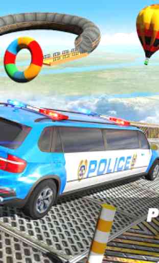 Police limousine voiture stunts gt courses 1