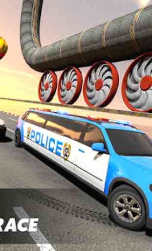 Police limousine voiture stunts gt courses 3