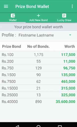 Prize Bond Wallet 3