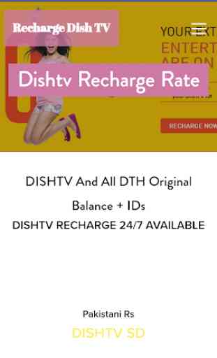 Recharge Dish TV 1