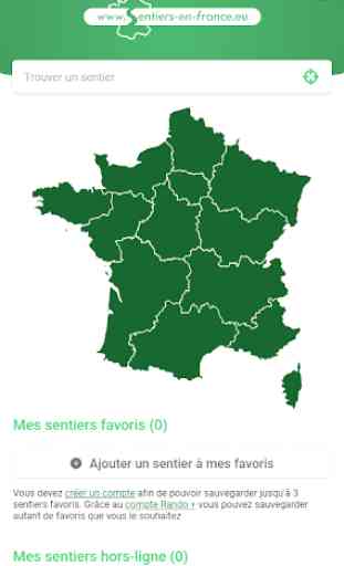 Sentiers en France, circuits de randonnée et GPS 2