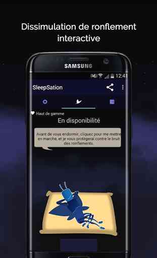 SleepSation: application contre les ronflements 3