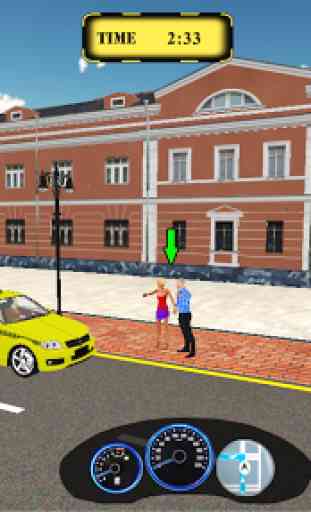 Taxi simulateur new york city pickup passager 3
