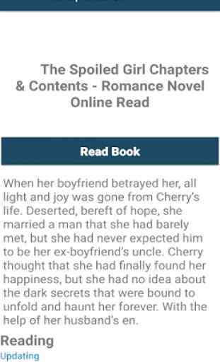 The Spoiled Girl - Romance Novel Books 2