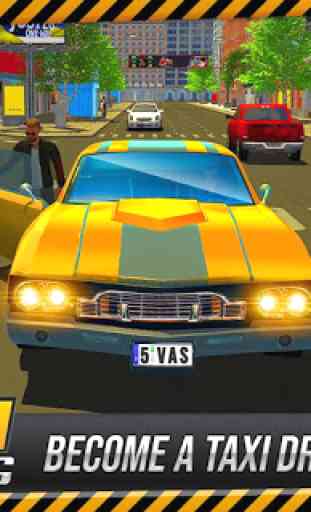 US Taxi Driver: Yellow Cab Driving Games 4