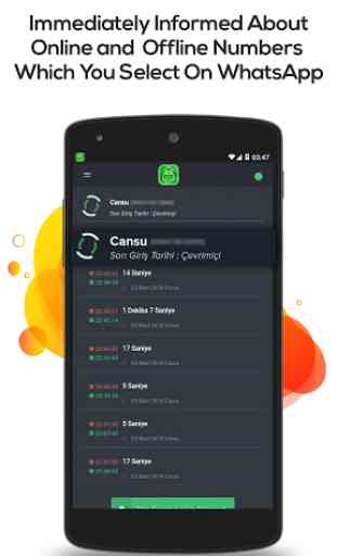 Utilisation de l'application:Tracker pour WhatsApp 1