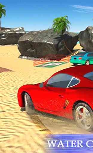 Water Surfing Floating Car Racing Game 2019 2
