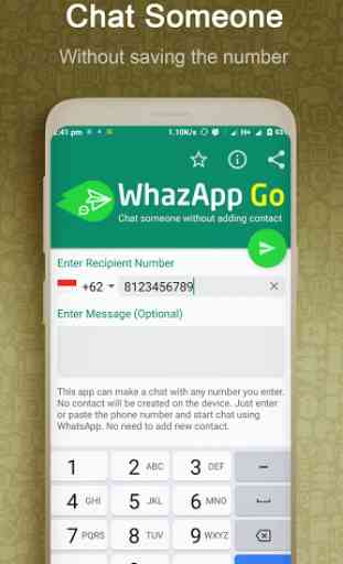 WhazAppGo - Direct Chat & Save Story for Whatsapp 2