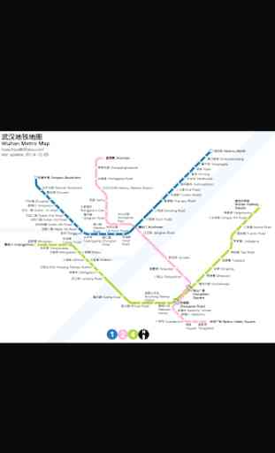 Wuhan Metro Map 1