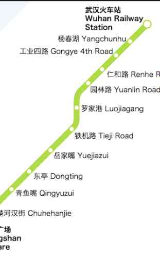 Wuhan Metro Map 3