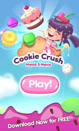Yummy Cookies Match 3 Mania 1