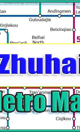Zhuhai China Metro Map Offline 1