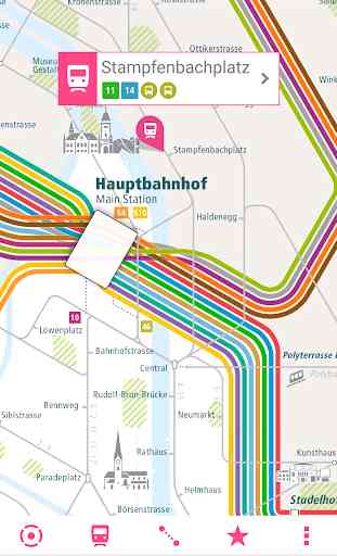 Zurich Rail Map 1