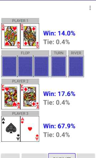 AK Poker Odds Calculator 1