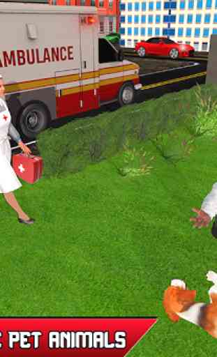 Ambulance Driver: Hospital Emergency Rescue Games 3