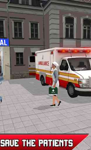 Ambulance Driver: Hospital Emergency Rescue Games 4