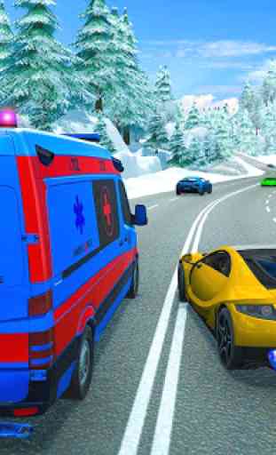 Ambulance Racing Simulator: Car Shooting 3