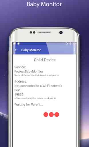 Baby Monitor alarm using phone with audio cries 3
