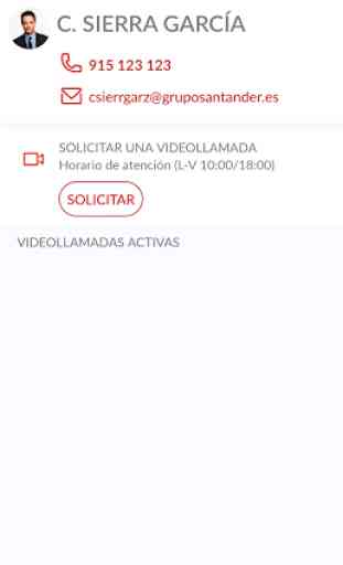Banco Santander Videollamada 2