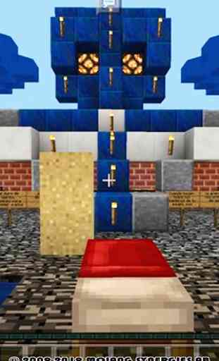 Bed Wars map for minecraft 1