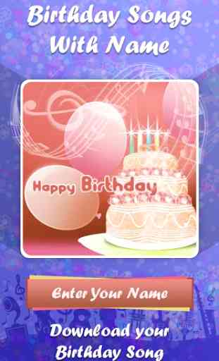 Birthday Song With Name, Birthday Wishes Maker 2