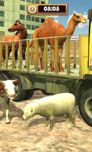 Camion de transport d'animaux de ferme et de zoo 1