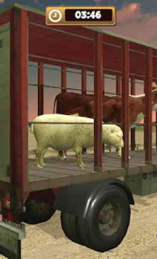 Camion de transport d'animaux de ferme et de zoo 3