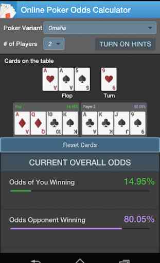 CardsChat Poker Odds Calculator 2